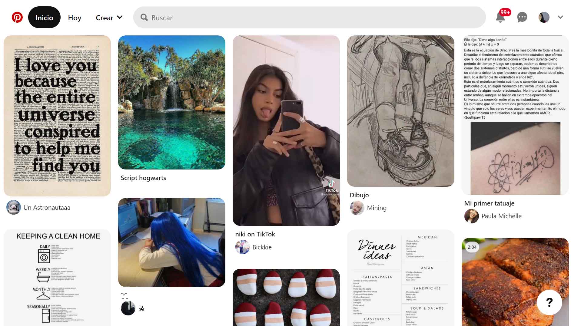 personalización de sitios web - ejemplo de Instagram