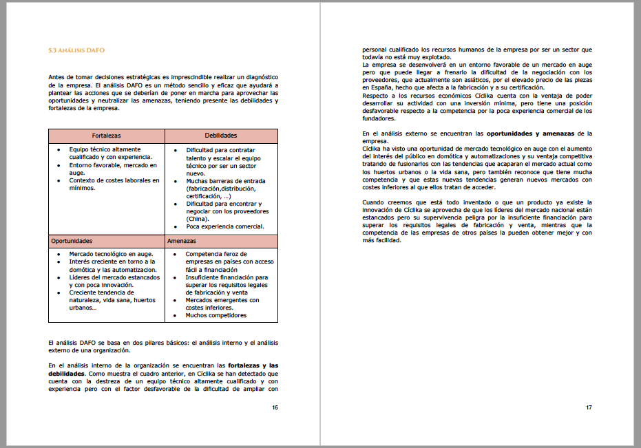 Ejemplo de plan de comunicación organizacional de Cíclika