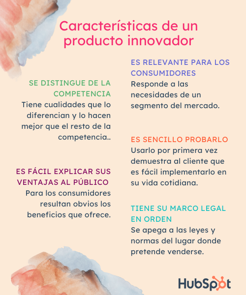 Características de un producto innovador