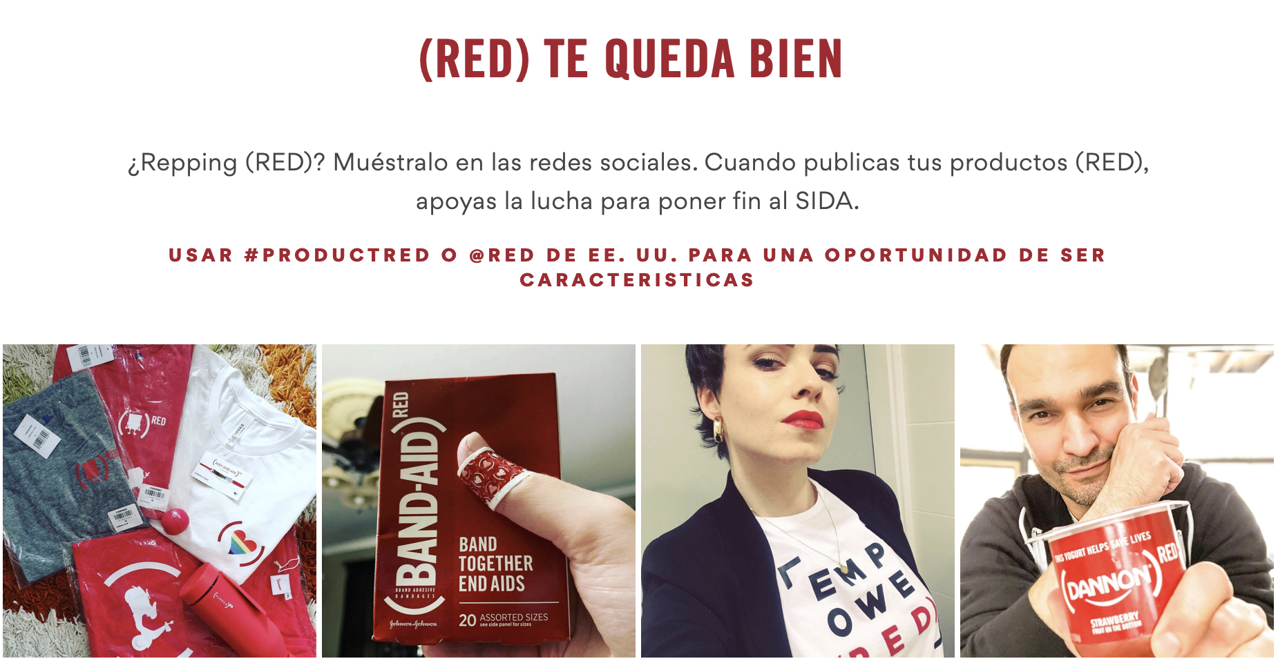 Ejemplo de branded content de (RED)