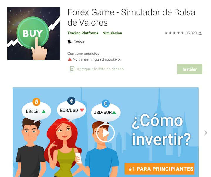 Ejemplo de simulador de negocios: Forex Game