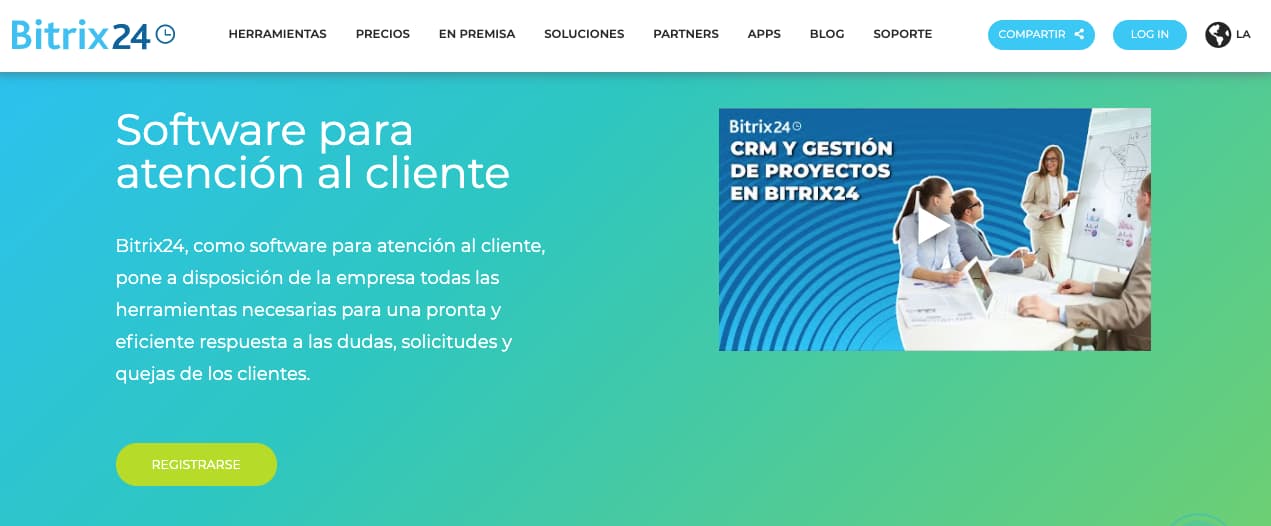 Software de asistencia al cliente: Bitrix24