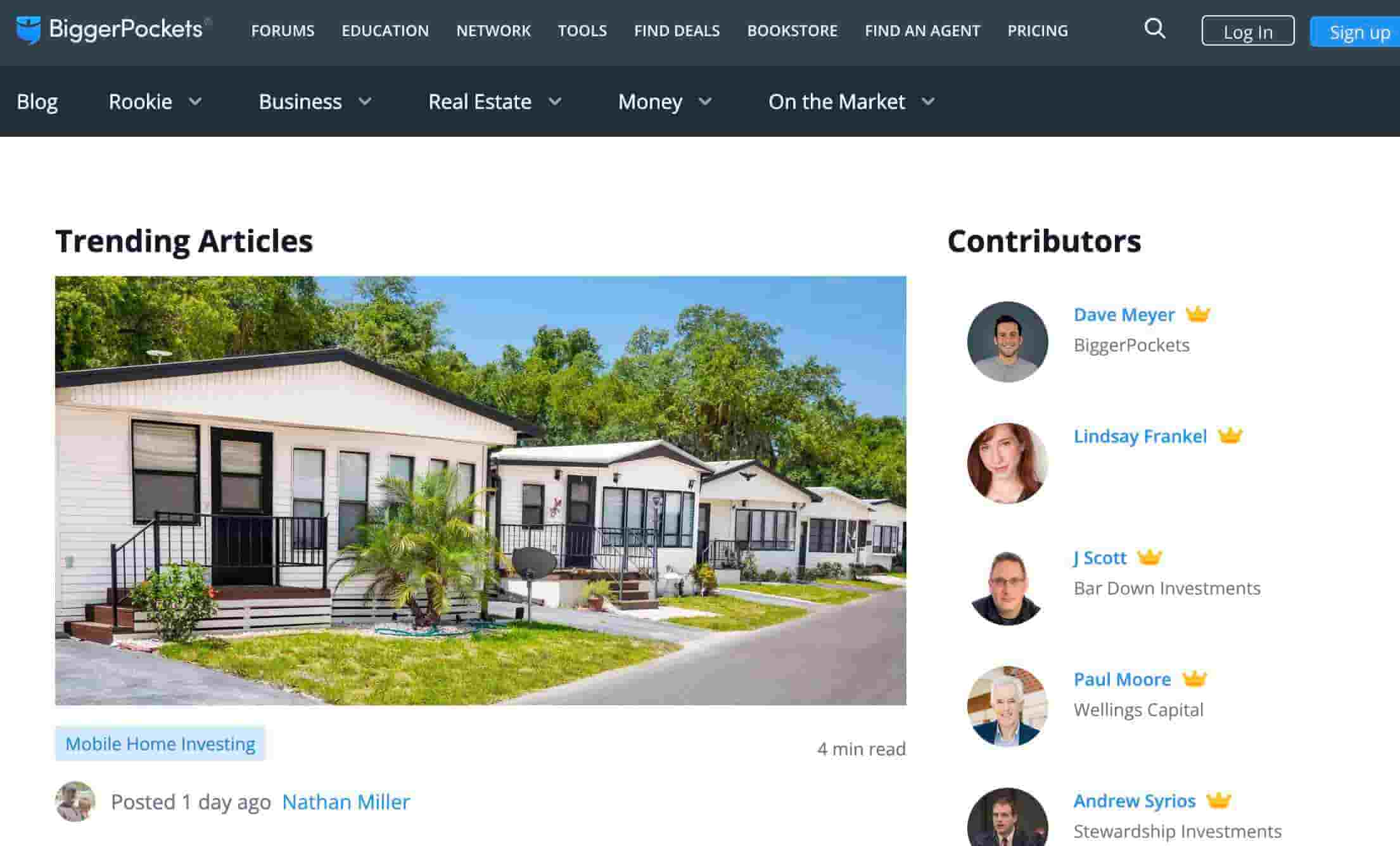 Real estate blog, Biggerpockets