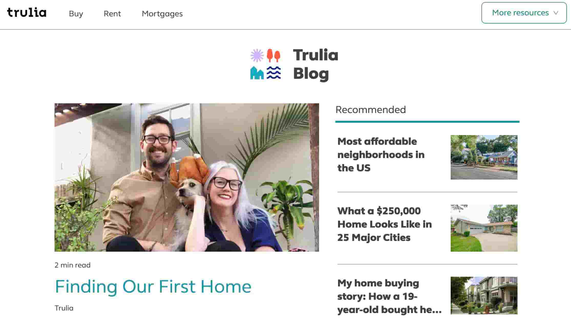 Trulia real estate blog