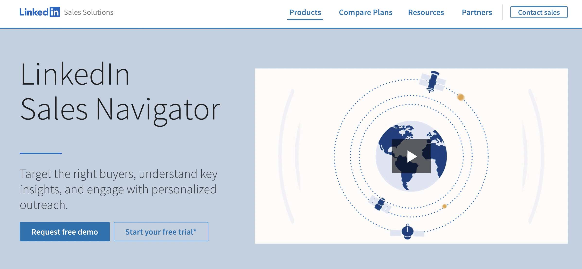 sales prospecting tools, LinkedIn Sales Navigator dashboard