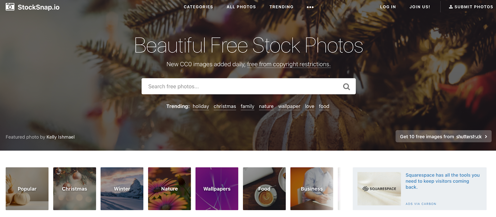 websites for free photos